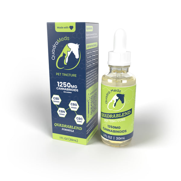 CBD Pet Tincture Quadrablend 1250mg